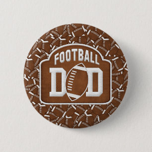 Football Dad 2 Inch Round Button