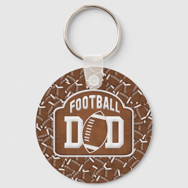 Football Dad Keychain (Front)