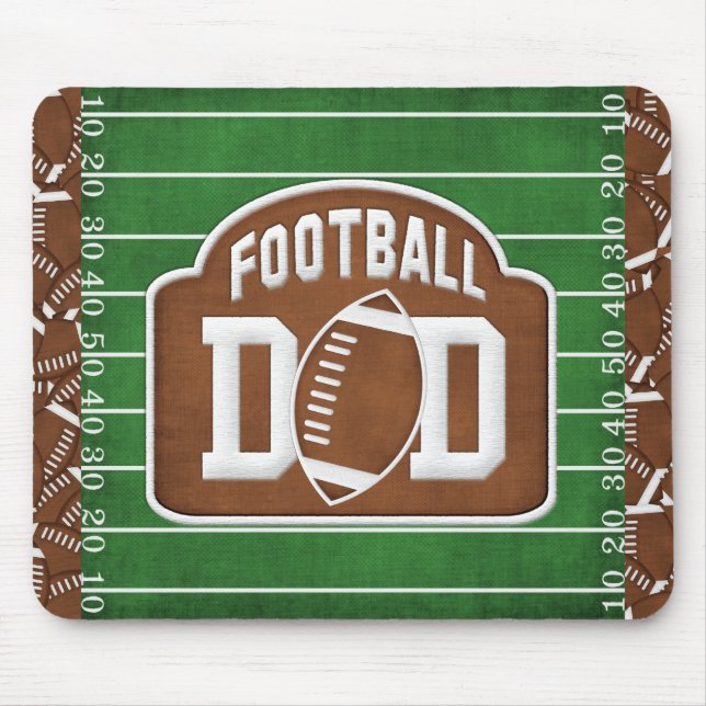 Football Dad Mouse Pad (Front)