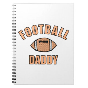 Football Daddy Drawing And Text Notebook