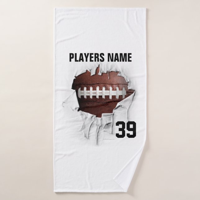 Football déchiré (Serviette de bain)
