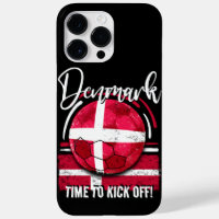 Football Denmark Flag, Danish Vintage Flag