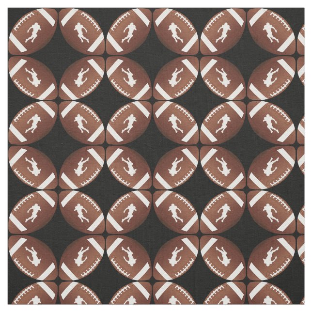 Football Design Fabric (Swatch)