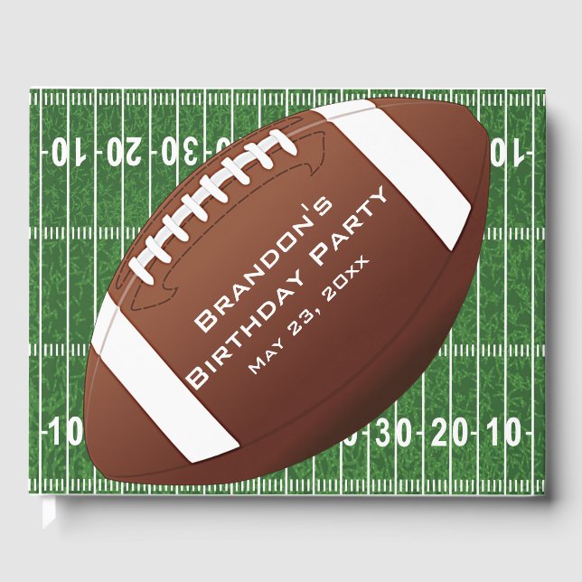 Football Design Livre d'or (Recto)