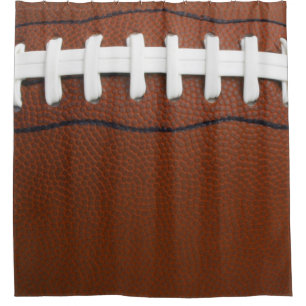 Football Design Shower Curtain