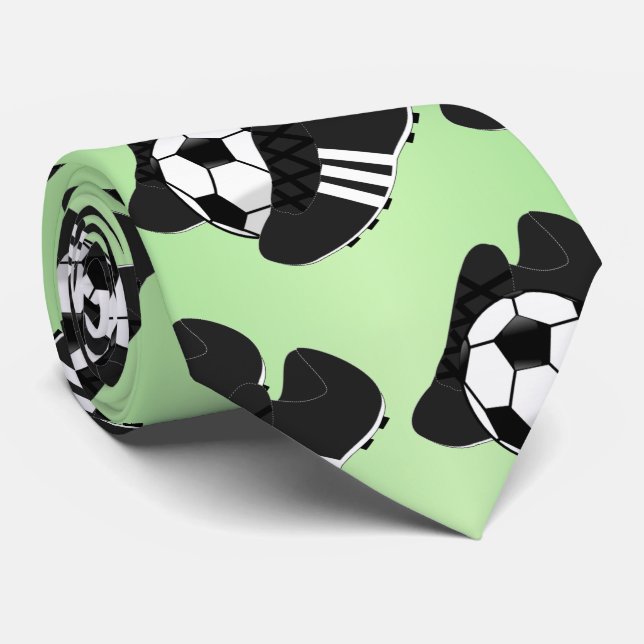 Football Design Tie (Rolled)