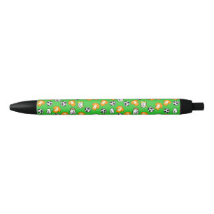 Football Design with Gold Shirts Black Ink Pen