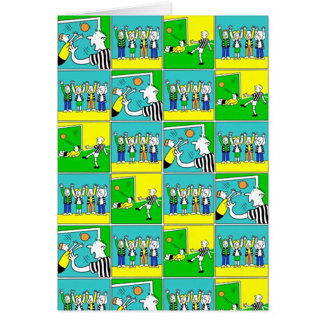 Football Design with Players and Fans (Front)