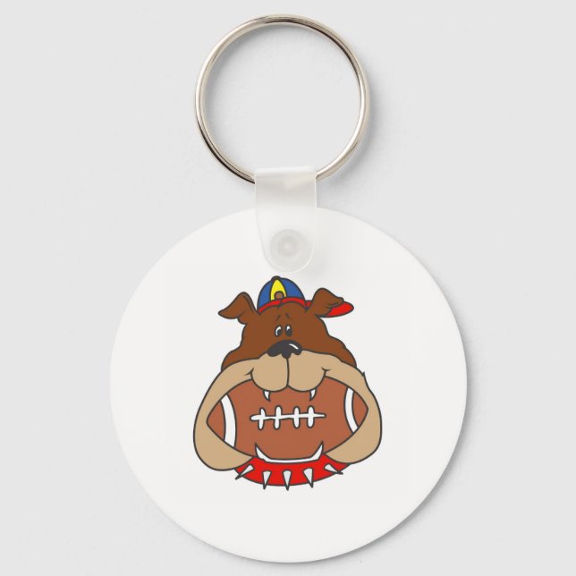 football dog keychain (Front)