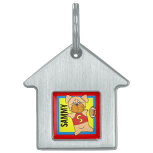 Football Dog Pet Tag