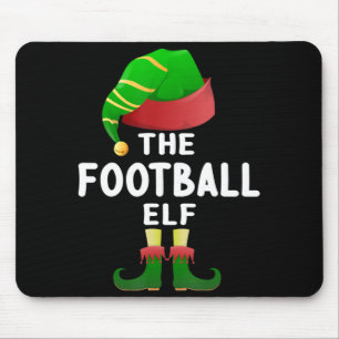 Football Elf Christmas Family Matching Pyjamas Elf Mouse Pad
