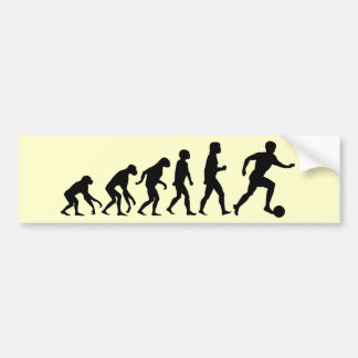 Football Evolution Bumper Sticker