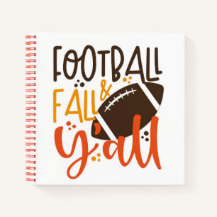 Football Fall & Y'all Notebook