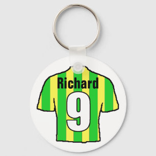 Football Fan Shirt to Personalise. Keychain
