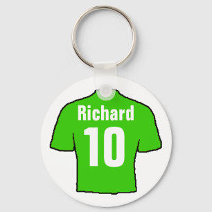 Football Fan Shirt to Personalise. Keychain