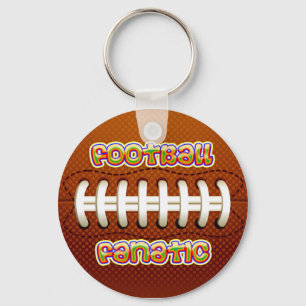 FOOTBALL FANATIC KEYCHAIN