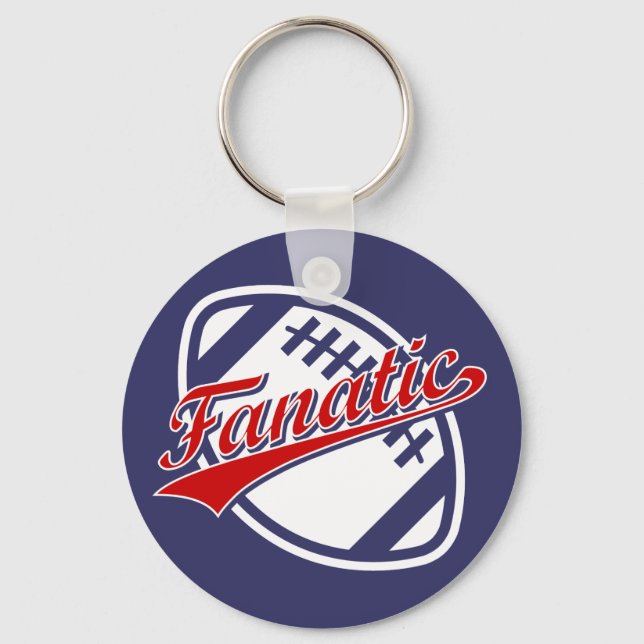 Football Fanatic Keychain (Front)