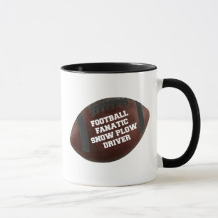 Football Fanatic Snow Plow Driver Mug
