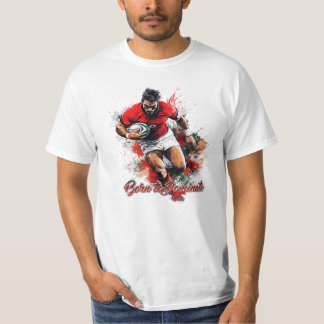 Football Fans Graphic and Text T-Shirt