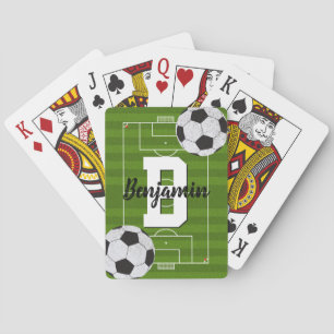Football Fans Playing Cards