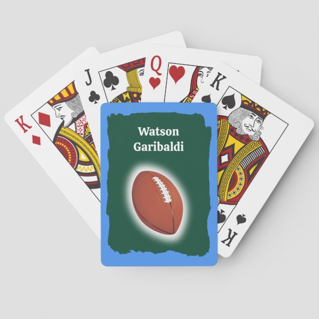 Football Fan's unique Deck of  Playing Cards (Back)
