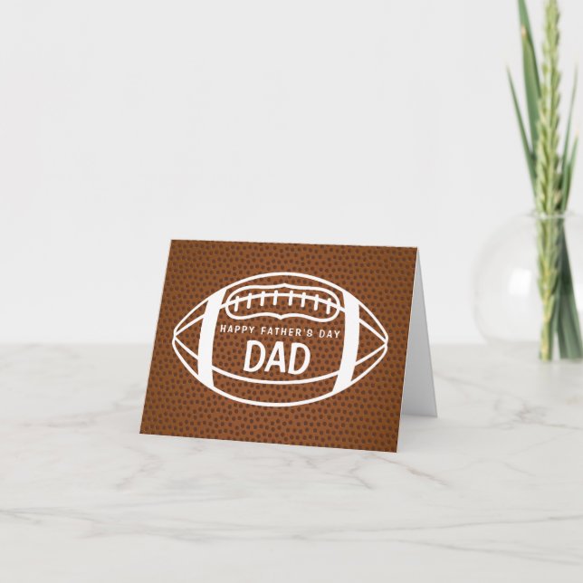 Football Father's Day Card (Front)