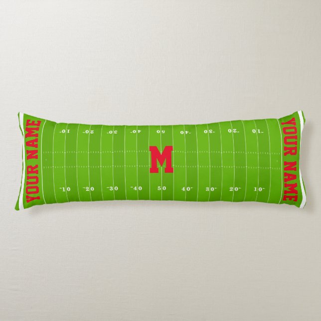 Football Field Body Pillow (Front)