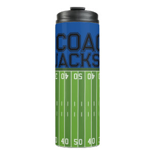 Football Field Coach personalized Thermal Tumbler