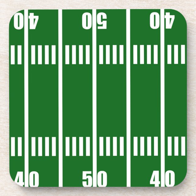 Football Field Cork Dessous de verre (Devant)