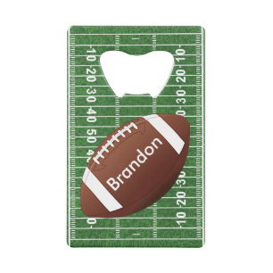 Football Field Design Bottle Opener Credit Card Bottle Opener
