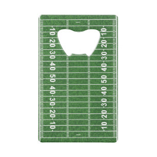 Football Field Design Bottle Opener Wallet Bottle Opener