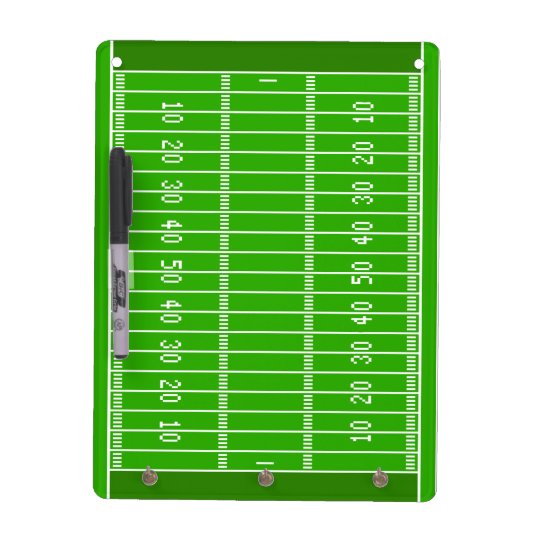 Football Field Dry Erase Board Zazzle.ca
