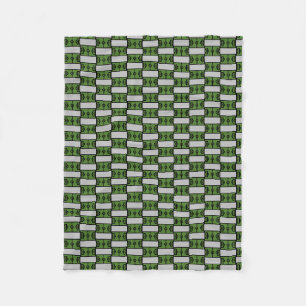 football-field fleece blanket