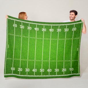 FOOTBALL FIELD FLEECE BLANKET