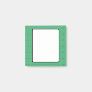 Football Field Frame with Sideline Hash Marks Post-it Notes
