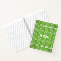 Football Field Personalized Notebook