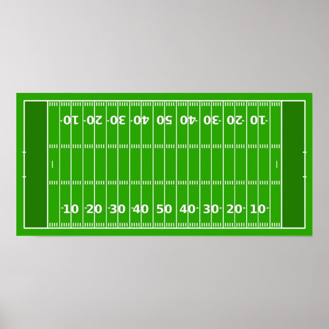 Football Field Poster (Front)