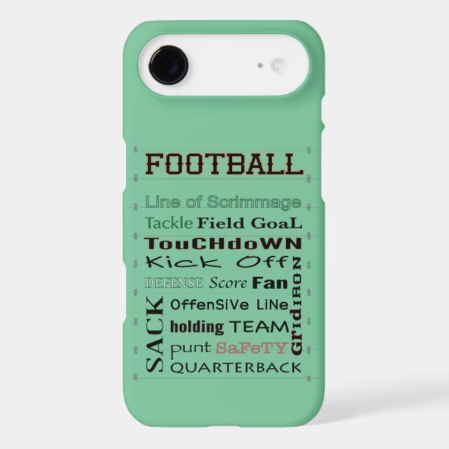 FOOTBALL Field typography (Back)