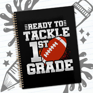 Football First Day 1st Grade Back To School Planner