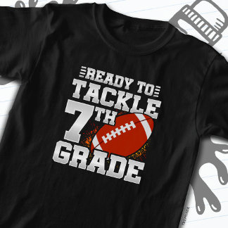 Football First Day 7th Grade Back To School T-Shirt