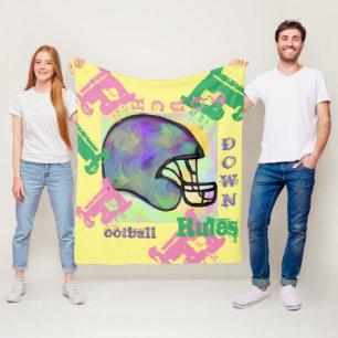 FOOTBALL FLEECE BLANKET