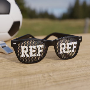 Football Football arbitre Sports Retro Lunettes de