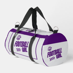 Football, Football Player Girl, Team, Gift Duffle Bag