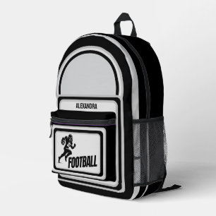 Football, Football Player Girl, Team, Gift Duffle Printed Backpack