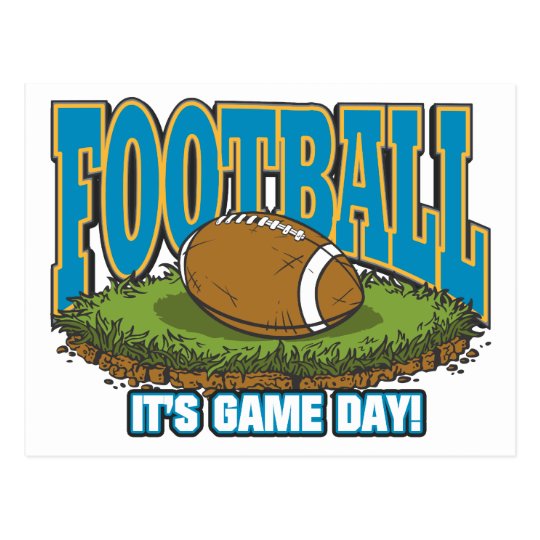 Football Game Day Postcard