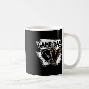 Football Game Day Womens Leopard Cheetah Game Day Coffee Mug