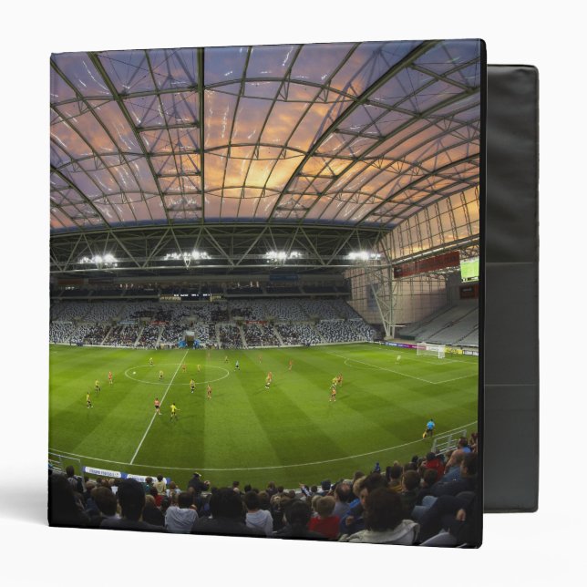 Football game, Forsyth Barr Stadium, Dunedin Binder (Front/Inside)