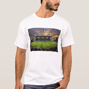 Football game, Forsyth Barr Stadium, Dunedin T-Shirt