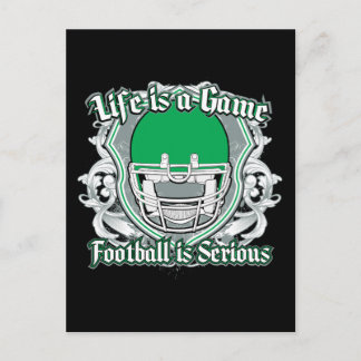 Football Game Green Postcard