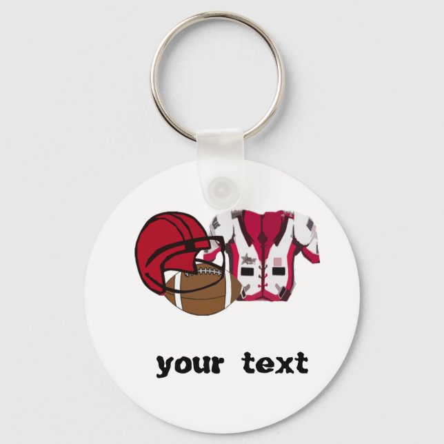 football Gear Keychain (Front)